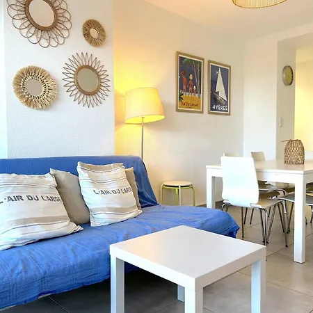 Renove En Front De Mer, 3 Pieces, Terrasse, Parking, Equipe, Ideal Familles, 6 Pers. - Fr-1-251-281 Daire *